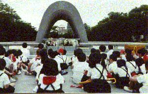 Students at the Cenotaph