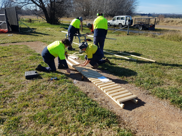 Mock trench Duckboards Michael Maconachie