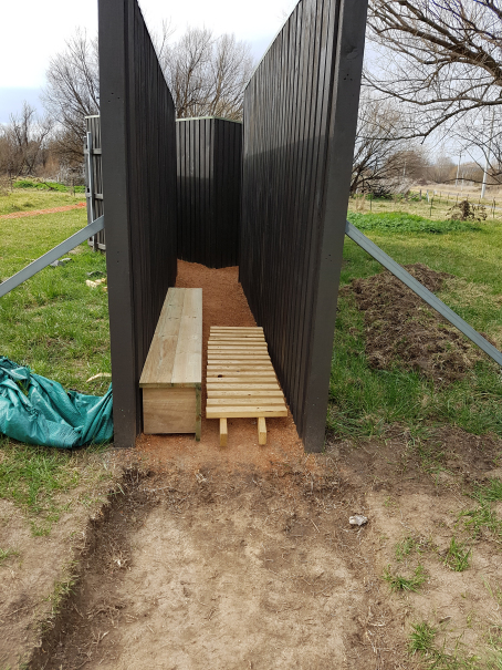 Mock trench with fire step & duckboards Michael Maconachie