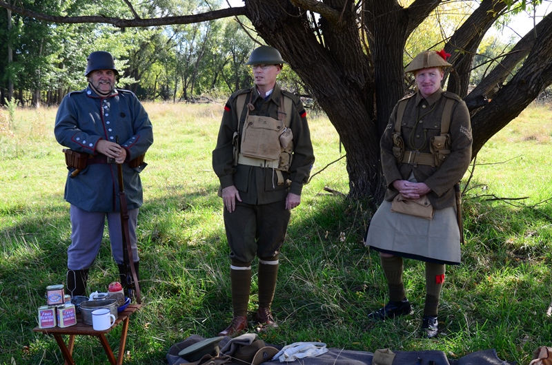 WW1 reenactment  Henry Moulds